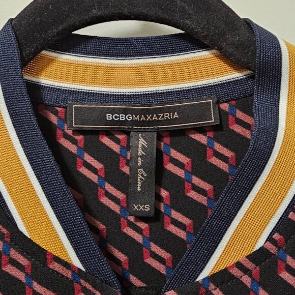 BCBGMAXAZRIA Peplum loose fit dress in size XXS - Picture 4 of 5